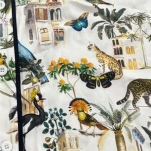 Katie K Men's Jungle Print Short Sleeve Shirt